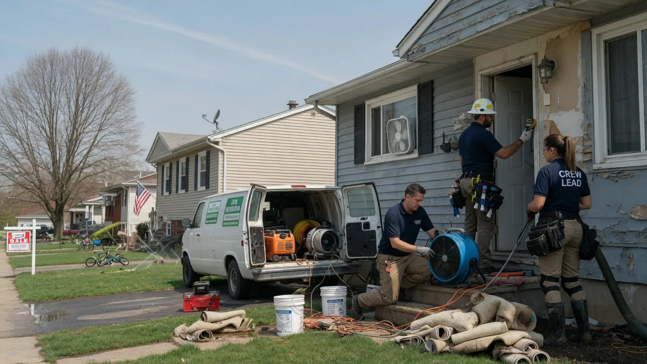 Flood Cleanup in South Gibson, PA near me